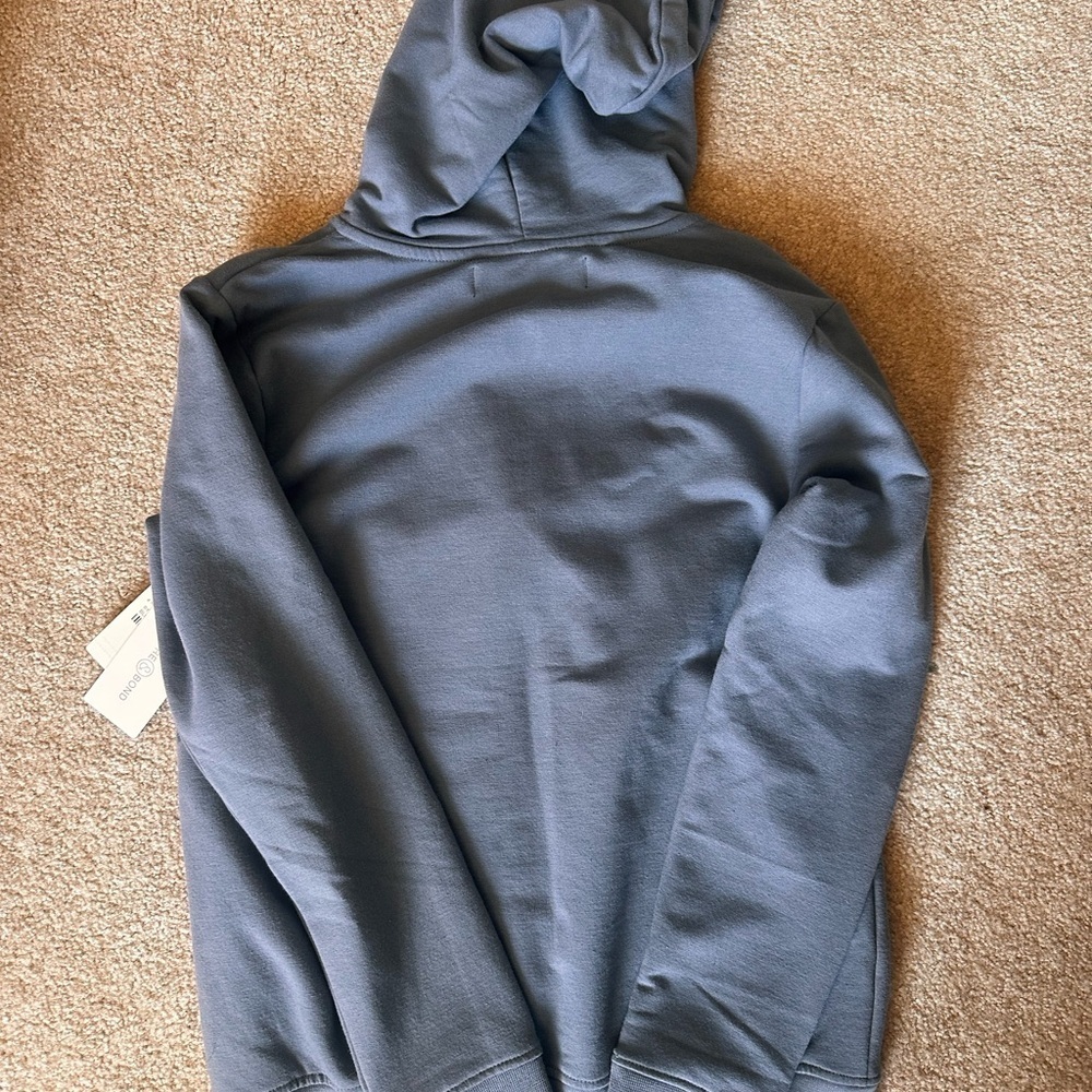 Treasure & Bond Blue Zip-Up Hoodie Sz 8/10 - Picture 4 of 4